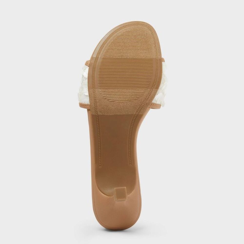 Women’s Kaia Heels with Memory Foam Insole - A New Day Tan 9 - Picture 4 of 4